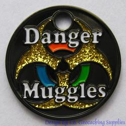 Danger Muggles PathTag - Black Nickel Glitter Version