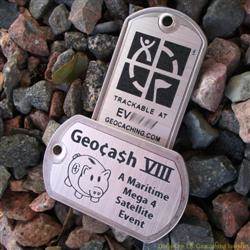 Geocash VIII Trackable Trackable Dog Tag